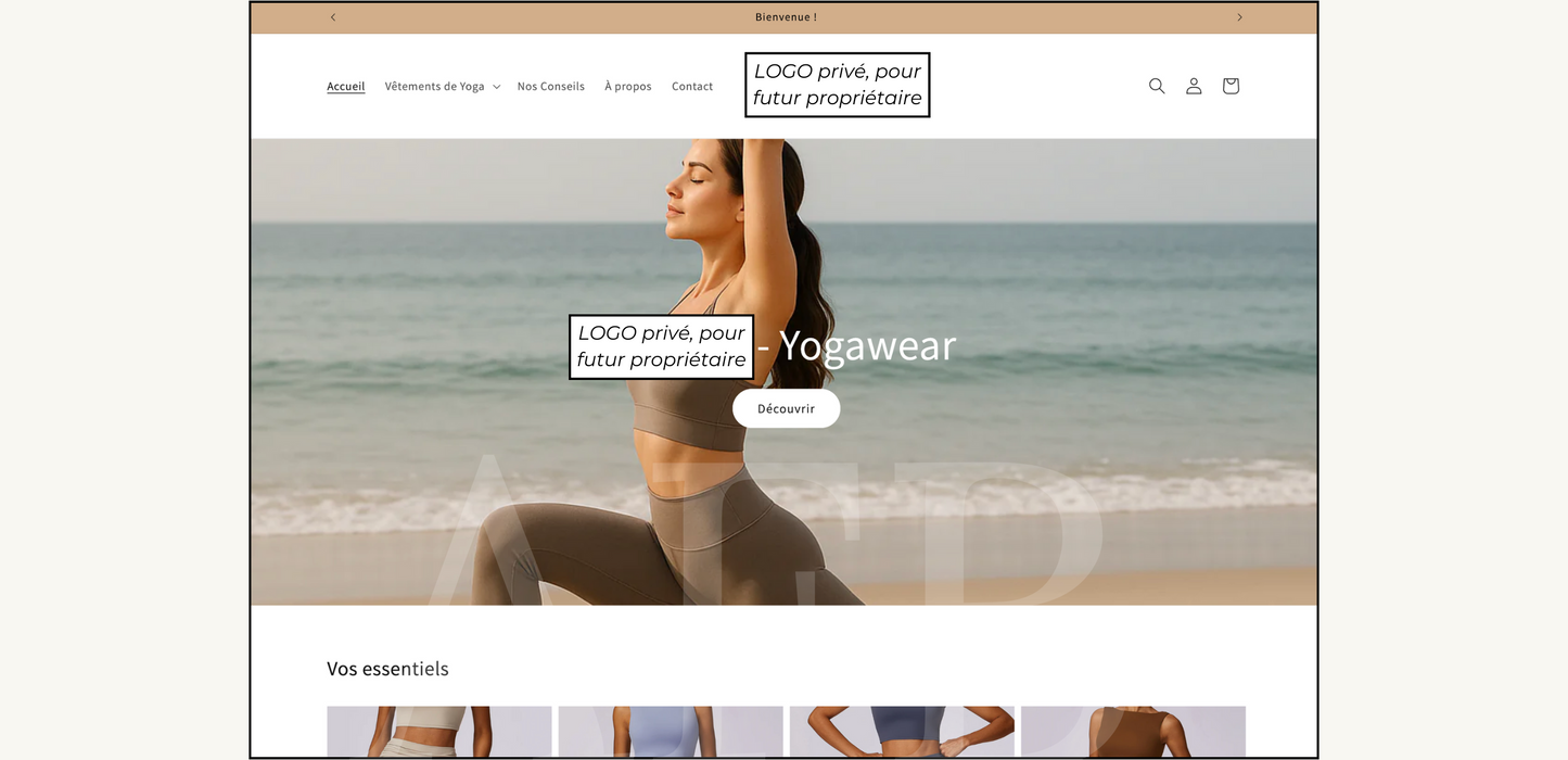 Business à acquérir : marque de vêtements de Yoga